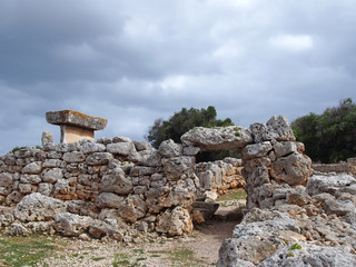 The Talaiotic village of Trepuco Minorca Balearic Islands