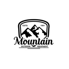 Mountain Vintage Logo Template