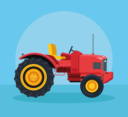 Farm tractor vehicle