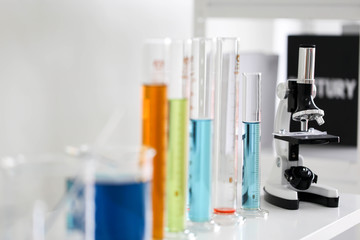 Set of Chemical tube development and pharmacy in laboratory,biochemistry and research technology concept.