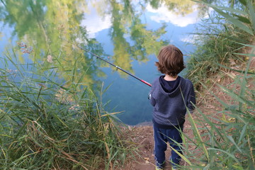 Noño pescando