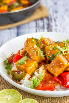 Vegan Food - Sweet and Sour Tofu