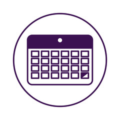 calendar reminder isolated icon