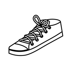 young sport shoes icon