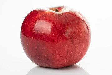 red apple isolated on white background