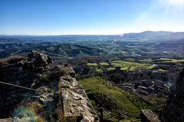 panoramic view of mountains