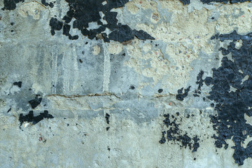 Texture of old rough cement or concrete wall with cracked resin. Can be used as background.