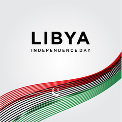 Libya Independence Day Vector Design