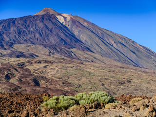 Great view to Teide volcano. Tenerife. Canary Islands. Spain