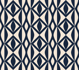 seamless retro pattern with geometric shapes