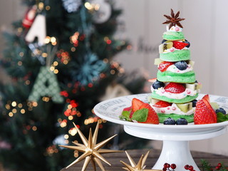 オシャレなパンケーキツリー