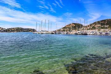 The coast of Mallorca