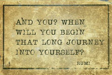  into yourself Rumi