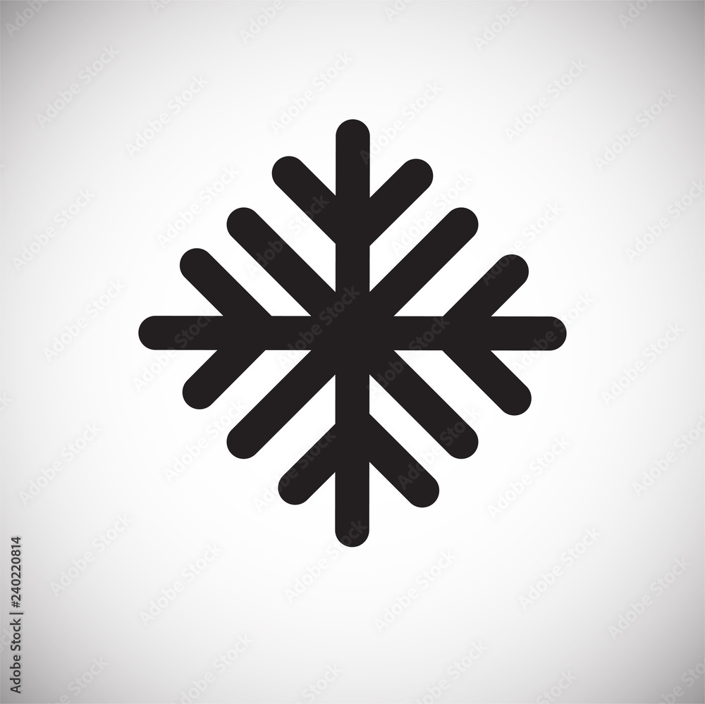Poster weather snow icon on white background for graphic and web design, modern simple vector sign. interne