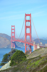Golden Gate Bridge in San Francisco, California