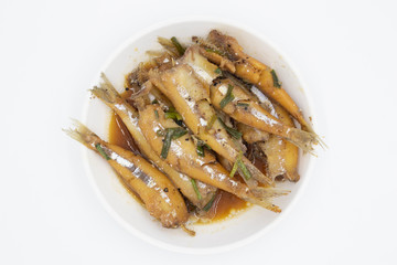 Anchovy Fish cooked with sauce