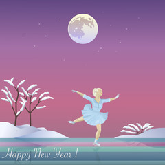 Obraz na płótnie Canvas New Year Card