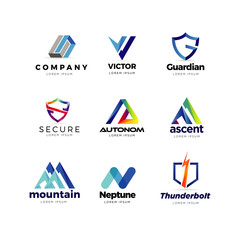 Abstract Colorful Creative Digital Logo