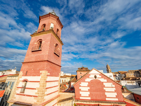 Iglesia de los Martires, Saint martyr church in Malaga, Spain on a sunny day