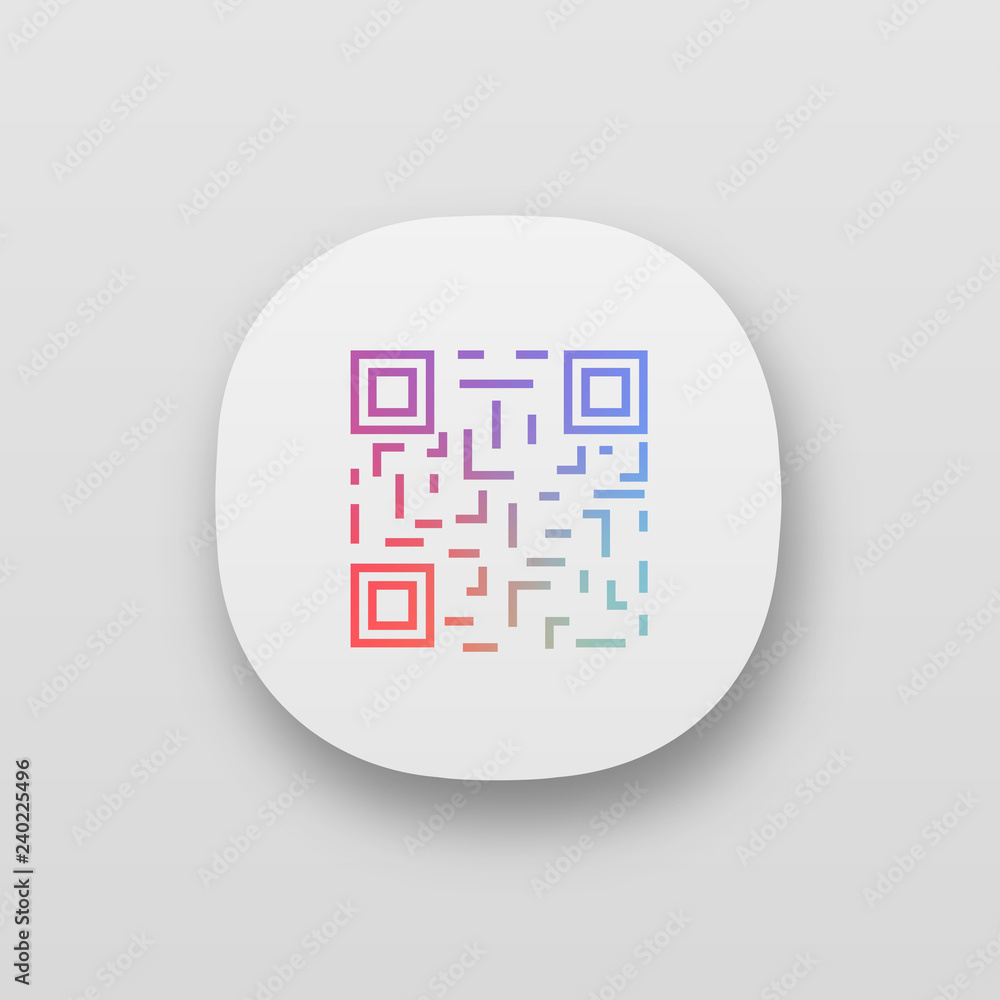 Poster qr code app icon