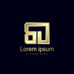 Initial Letter BO Logo Template Vector Design