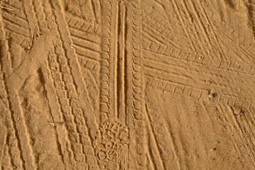 traces in sand