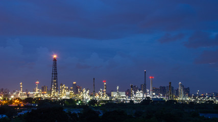 Oil refinery Chao Phraya River