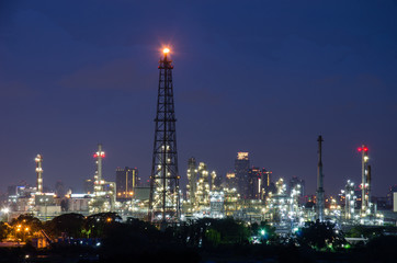 Oil refinery Chao Phraya River