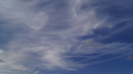 blue sky with clouds