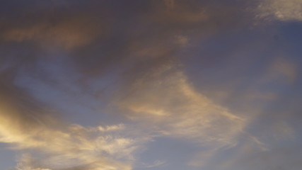 dramatic sky with clouds