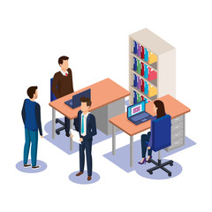 business people in the workplace