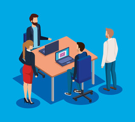 business people in the workplace