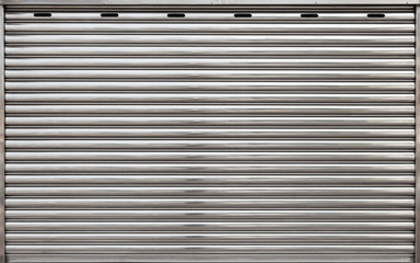 Garage metal roll gate, background photo