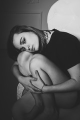 Naklejka premium studio portrait