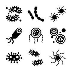 Bactery Icon Set