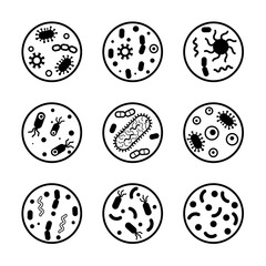 Bactery Icon Set