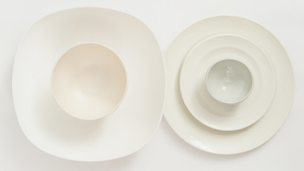 plate on white background