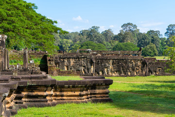 Fototapeta premium Terrace of the elephant ang Terrace of the Leper King