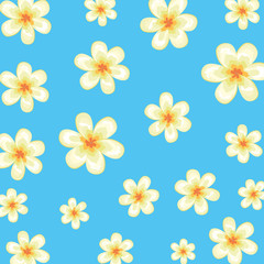 beautiful flowers pattern background