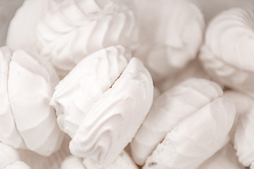 sweet white marshmallow close up
