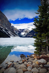 Lake Louise and Victoria Glacier Alberta, Canada