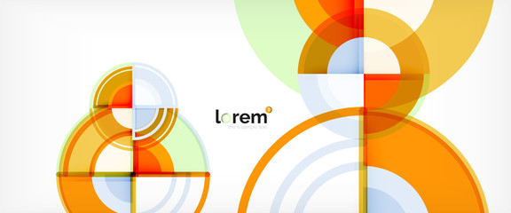 Obraz premium Modern geometric abstract background