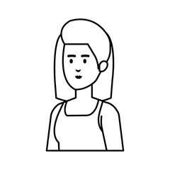 Obraz na płótnie Canvas elegant businesswoman avatar character