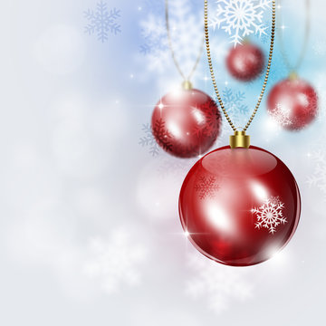 Holiday Bright Snow Background