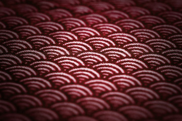 青海波の日本手拭い