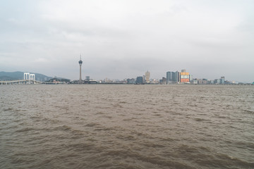 Macao city skyline