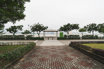 Macao's seaside park