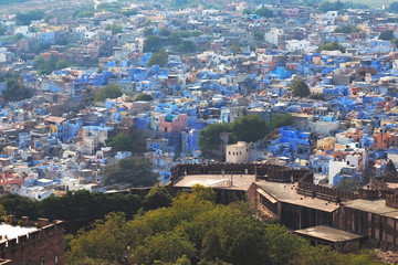 Jodhpur city in Rajasthan, India