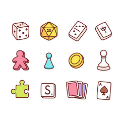 Board game icons © sudowoodo
