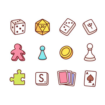 Board game icons